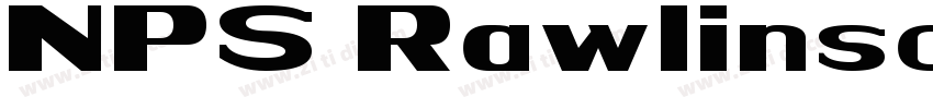 NPS Rawlinson字体转换